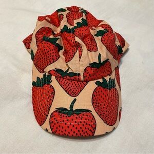 NWOT BAGGU Strawberry Baseball Cap